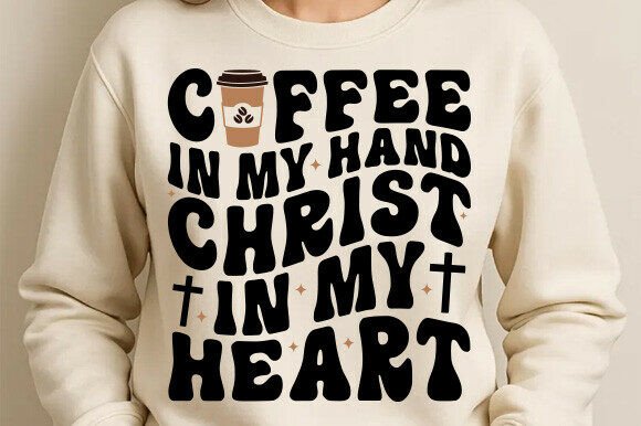 Christian Fall SVG, Coffee and Jesus SVG for T-Shirt Designs & Graphic Projects