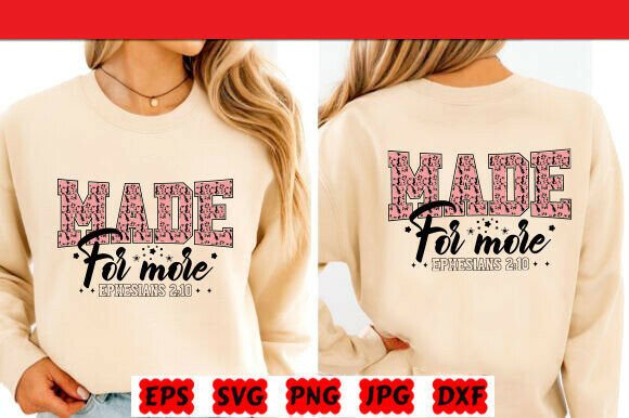 Christian SVG Sweatshirt Design for T-Shirt Graphics