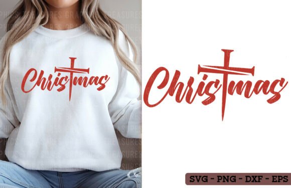 Christmas SVG PNG Jesus Christian Cross
