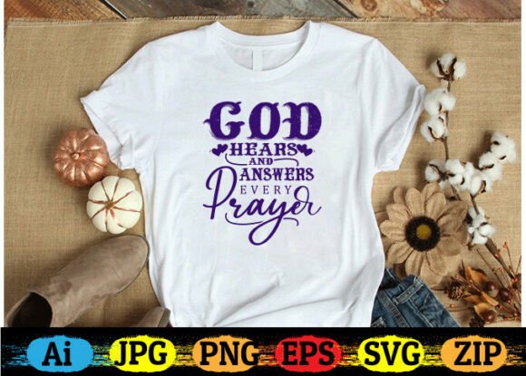 Faith Quote Christian T-Shirt: A Versatile Graphic Design Asset for Content Publishers