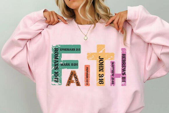 Faith SVG & God Shirt Graphics for T-Shirt Designs