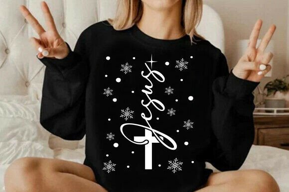 Jesus Christmas Tree SVG: Graphics for T-Shirt Designs