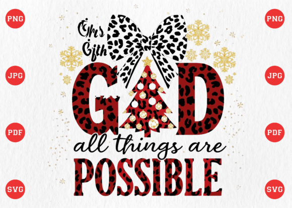 Jesus Christmas with God All Things Are – A T-Shirt Graphic Worth Testing