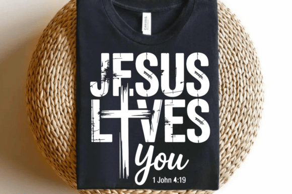 Love Like Jesus Faith PNG: Graphics for T-Shirt Designs