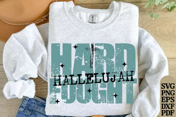 Retro Christian Shirt Design Hard Fought: Graphics Review